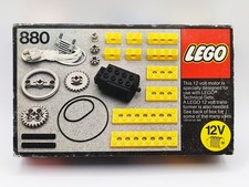 1979 FABRIKVERSIEGELT LEGO VINTAGE TECHNIC - 12v MOTOR SET 880 - SELTEN