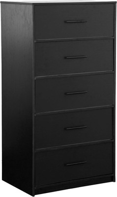 5-Drawer Dresser W/Fabric Drawers, Modern, Storage Chest,Black | 5-Drawer Dresse