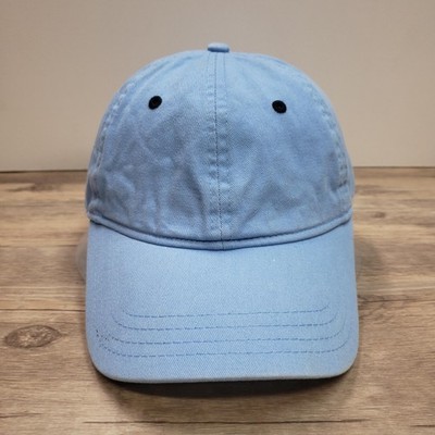 Hyp Hat Cap Strap Back Mens One Size Blue Cotton Twill Zip Pocket Baseball