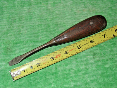 VINTAGE #3? LENOX PERFECT HANDLE SCREWDRIVER 7'' LOA 1/4'' TIP MADE IN USA