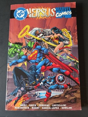DC Versus Marvel Comics TPB (1996) 2nd Printing Graphic Novel Crossover Marz