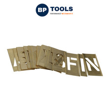 Stencils L1LB Interlocking Brass Letter Stencils