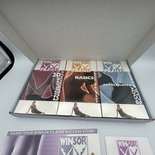 VTG NIB Winsor-Pilates Basic Body Sculpting Workout 3 VHS Tapes Exer Cardio