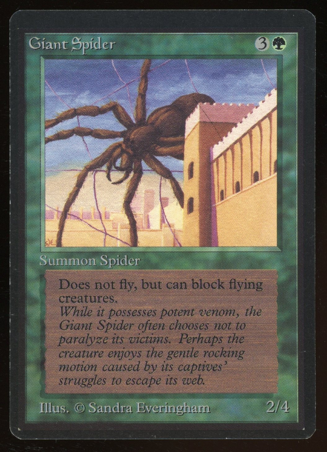 1993 MTG Magic the Gathering Beta Giant Spider NM Raw Gaming Card TCG