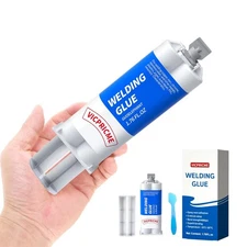 Metal Glue 1.76 oz Heavy Duty Waterproof Epoxy Adhesive for Metals & More