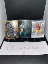 👉 Random Player Card Lot of 3 🔍Random players,• Rookies, Inserts, Stars