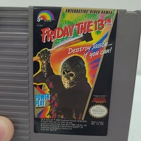 Friday the 13th Nintendo Entertainment System 1989 Authentic Cartridge Only 