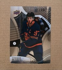 2021-22 Upper Deck Allure Connor McDavid #97 Edmonton Oilers Base Card NHL