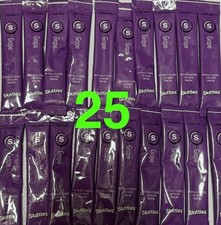 25 - Skittles GRAPE Singles Sachets Drink mix 10 Calories Sugar Free