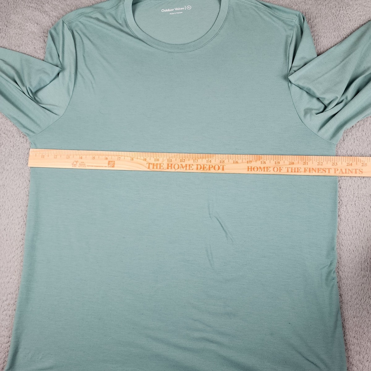 Outdoor Voices Shirt Mens Extra Large Green Gym Workout Running Outdoor View 4