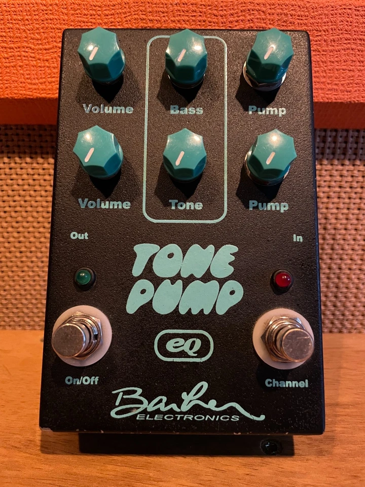 USADO Barber Electronics Tone Pump EQ doble overdrive y pedal de distorsión Foto 4 de 4