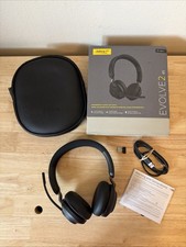 Jabra Evolve2 65 Stereo Wireless Headset MS Teams Black - New Open Box