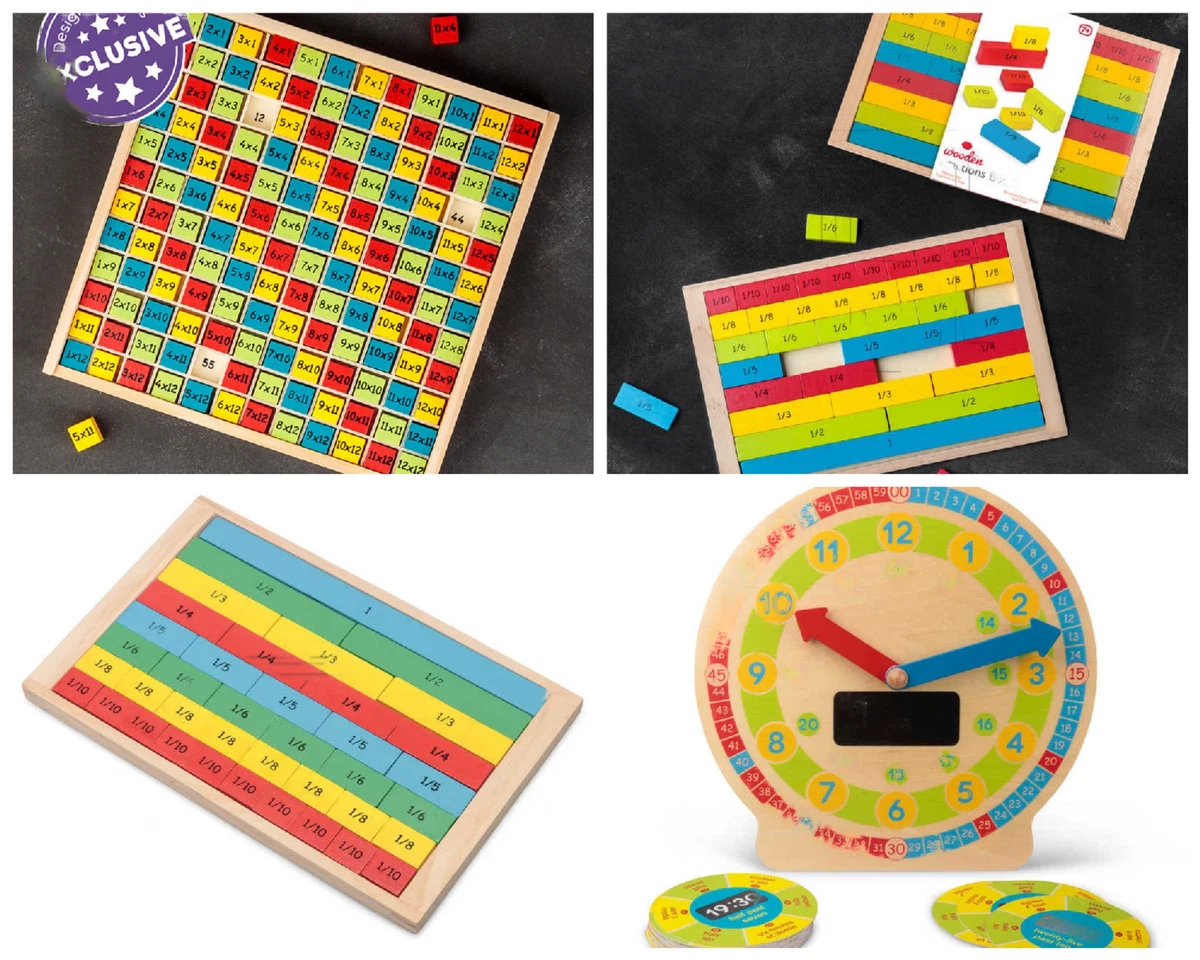 20+ Tobar Wooden Times Table Board