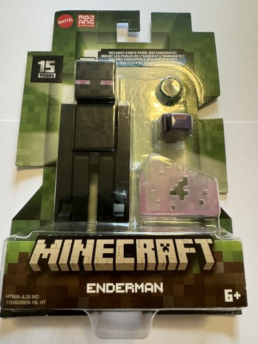 Minecraft Enderman 3.25 inch Action Figure With Accessories Brand New - Picture 2 of 11