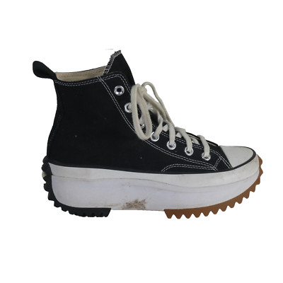 Converse Run Star Hike High Top Schwarz Weiß Plateau Sneaker Gr. UK 5 EU 38