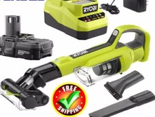 RYOBI 18V Cordless Hand Vac Kit PCL700K ONE 1.5Ah Battery  Charger Vacuum