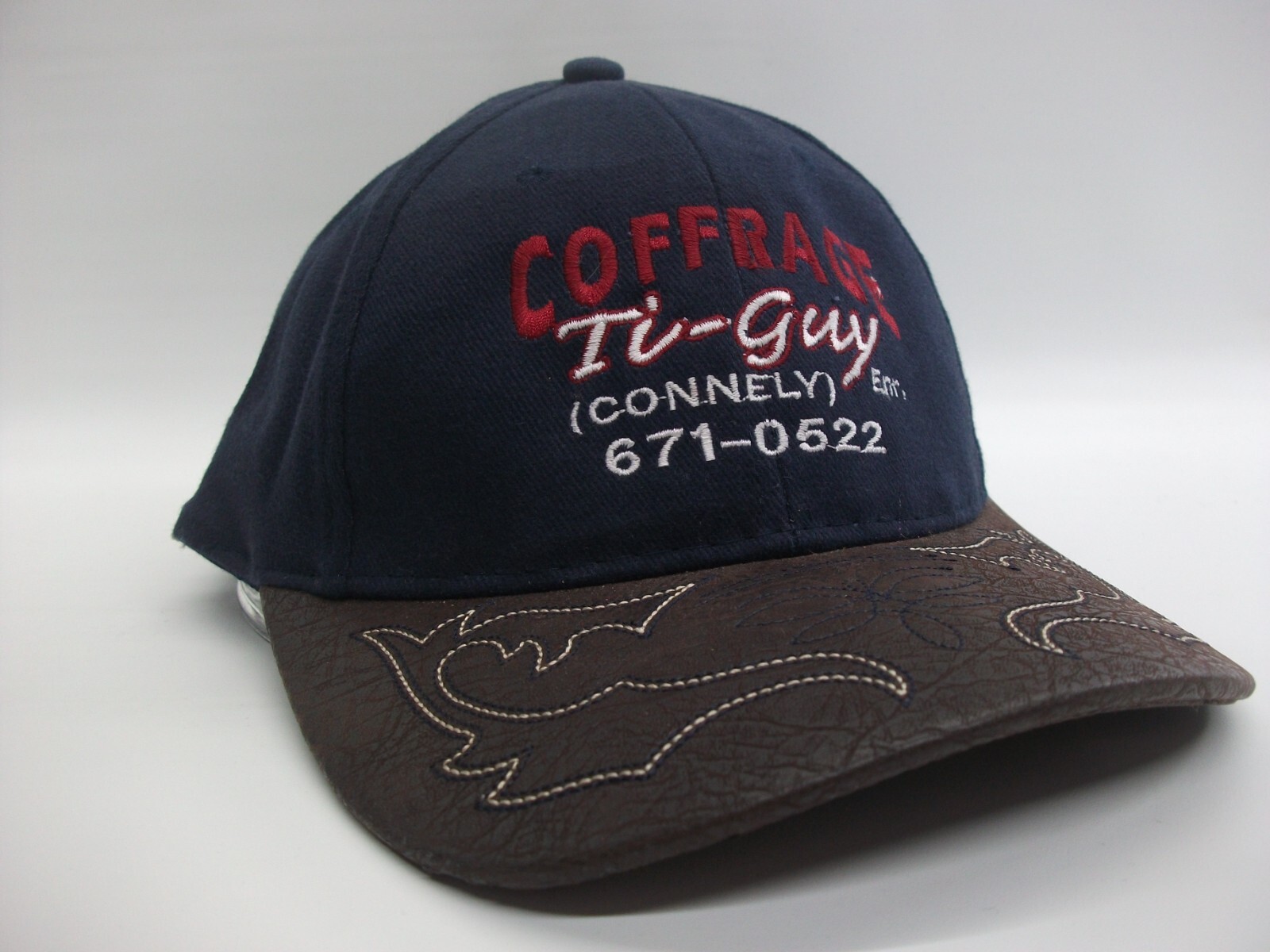 Coffrage Ti Guy Connely French Francais Hat Blue Brow… Gem