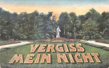 Artist postcard landscape, commemorative card, litho, around 1910