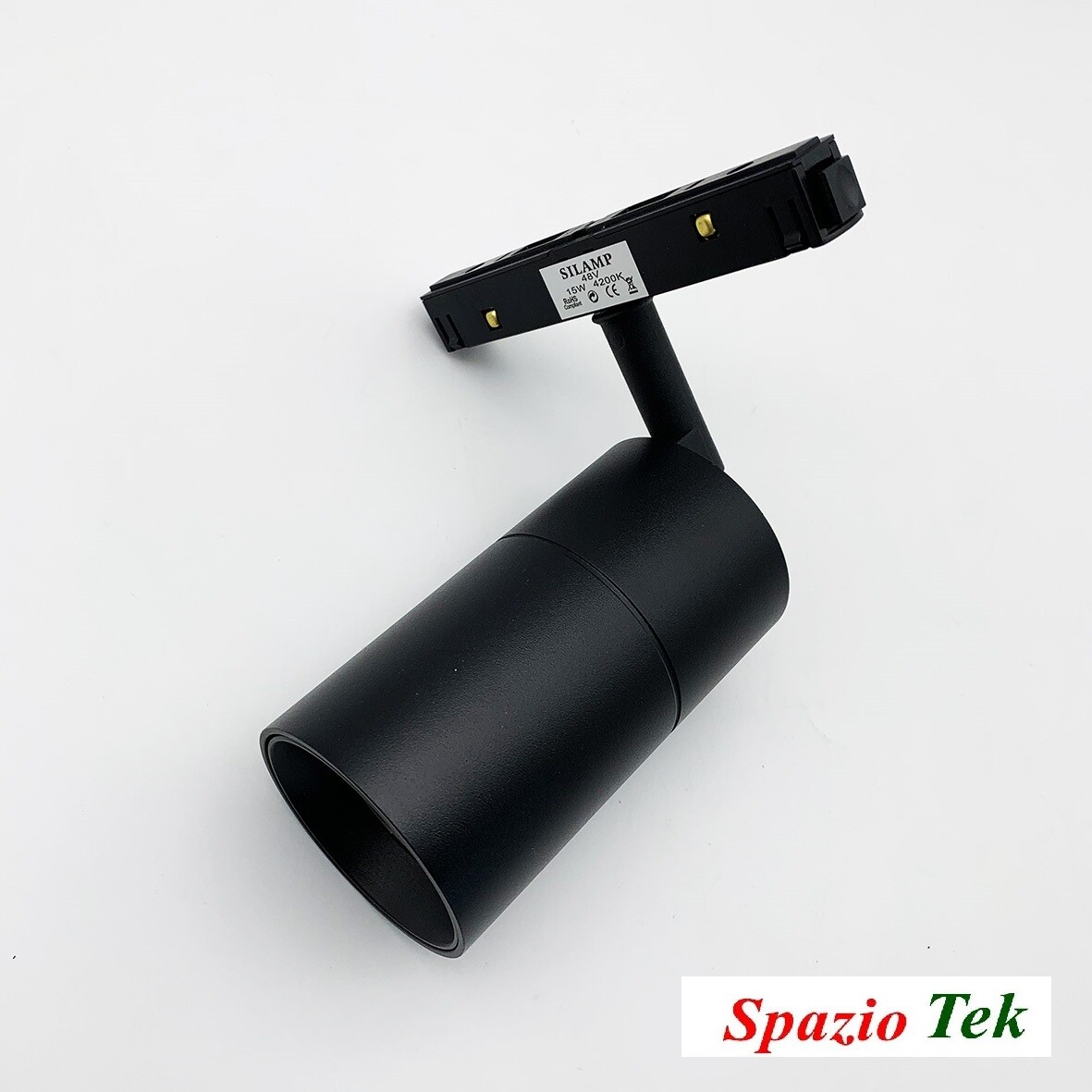 Faretto LED 15W 48V Magnetico Smart-Ready Nero Orientabile