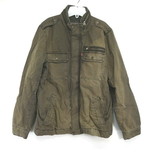 Levi's Mens Military Army Green Denim 
