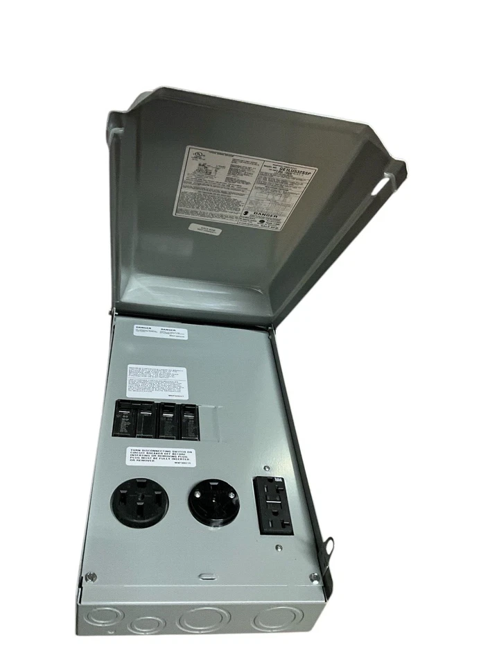 通用电气 RV 面板带 50 安培 + 30 安培房车插座 + 20 安培 GFCI 接面负载中心 — 第 3/4 张图片