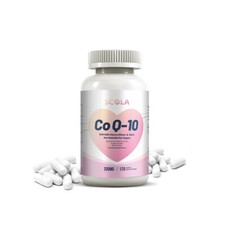CoQ10 200mg, 120 PCS, Vegetarian Capsules, Non-GMO Coenzyme Q10 Heart Support