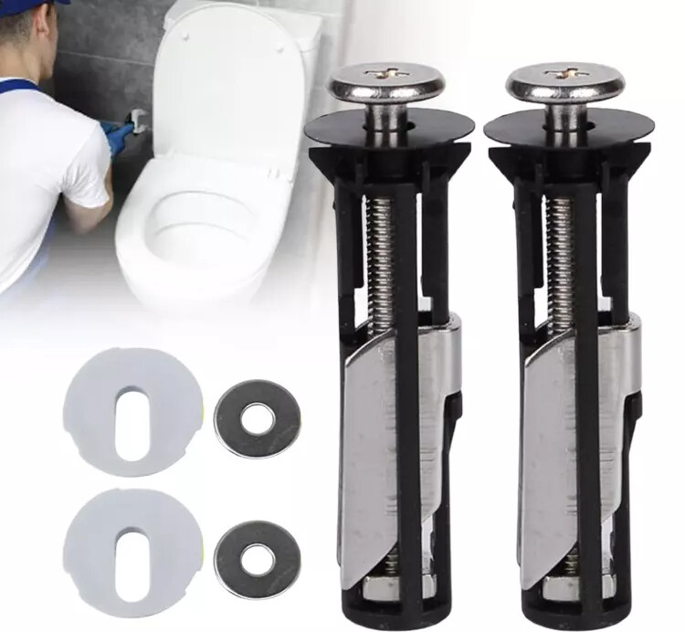 Fastener Bolt Kit, Universal Toilet Seat Bolt Kit