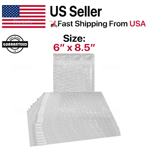 Supplyhut 500 - 6x8.5 Anti-Static Bubble Out Pouches Bags Wrap - Foto 4