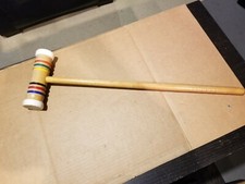 ONE - Vintage Forster replacement Croquet Wood Mallet - Very Nice - 24"