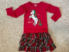 little girl size 4T Christmas Outfit