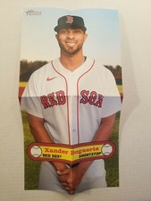 2021 Topps Heritage High Number 1972 Box Loader Poster Xander Bogaerts Red Sox