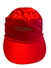 ITHACA Hat- Red- Adjustable- Otto- Preowned
