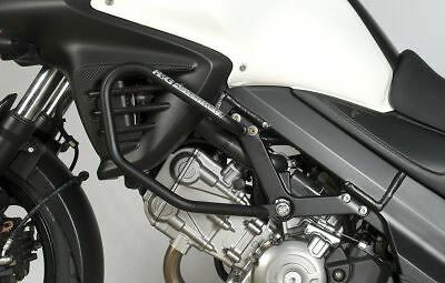 R&G Adventure Bars Crash Bars for the Suzuki V-Strom DL650 2004 to 2018 Black