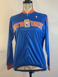 WNBA NEW YORK KNICKS womens Vomax Blue Long Sleeve Cycling SWEATSHIRT ZIP | eBay