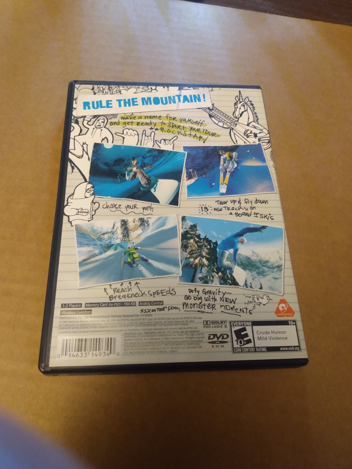 SSX On Tour PS2 Complete Sony Playstation 2 Game Snowboarding