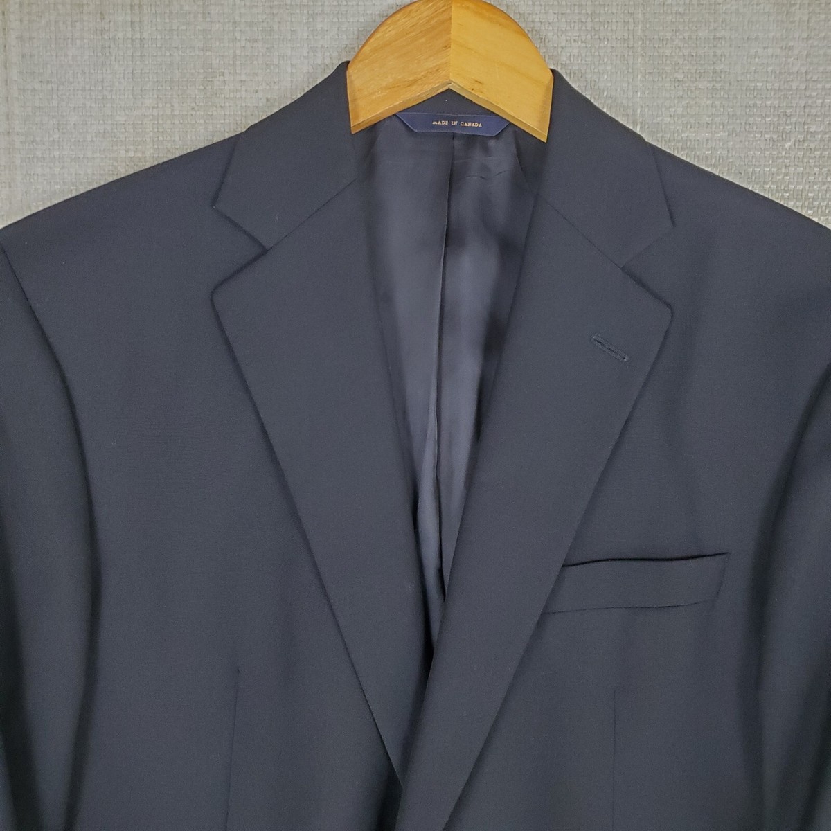 BROOKS BROTHERS x LORO PIANA Size 39 Long Mens Navy Blazer