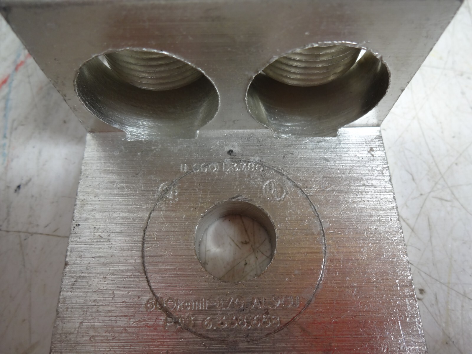 Lot of 5 Ilsco D3785 Mechanical Lug 600kcmil-1/0 AL9CU