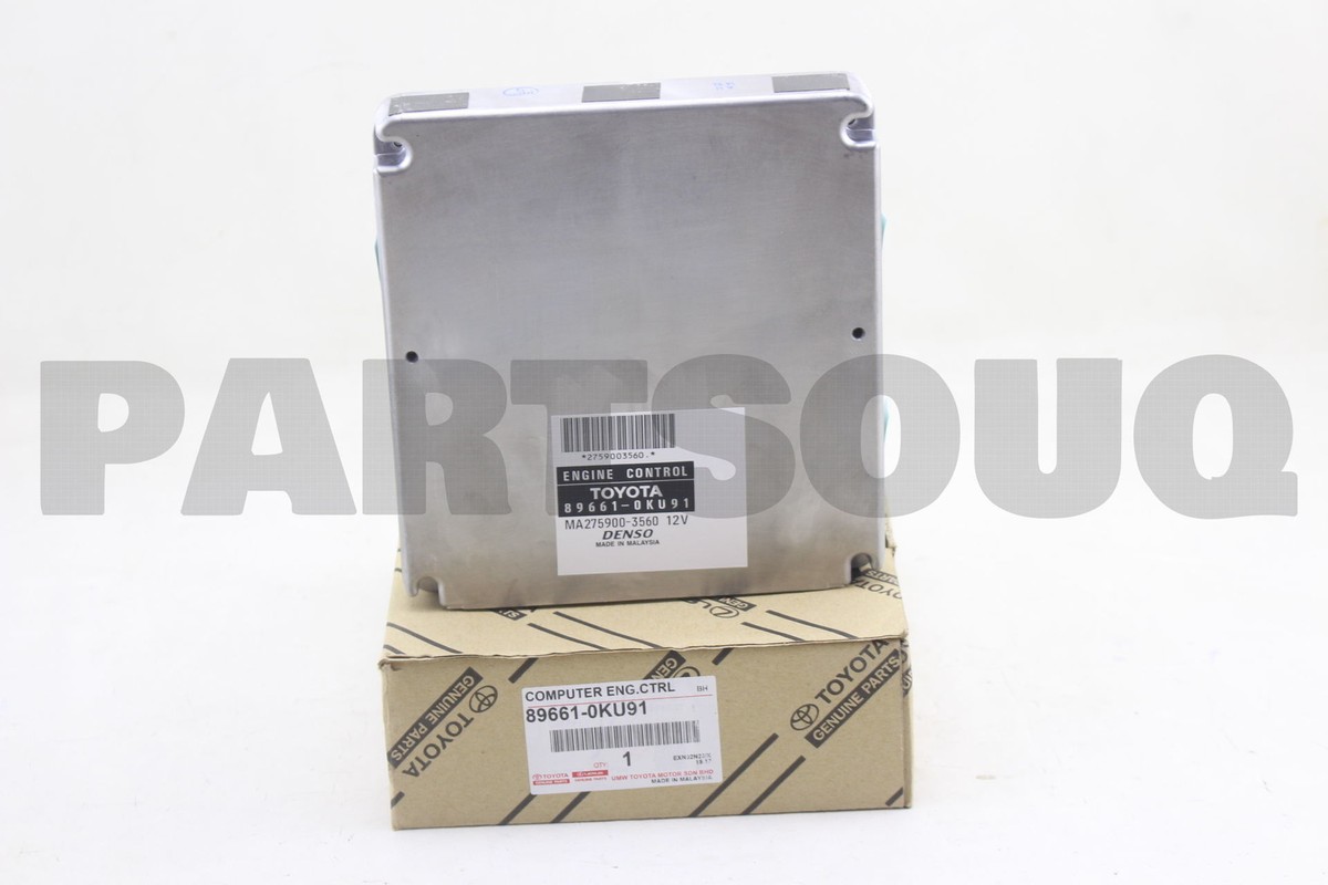 896610KU91 Genuine Toyota COMPUTER, ENGINE CONTROL 89661-0KU91 | eBay