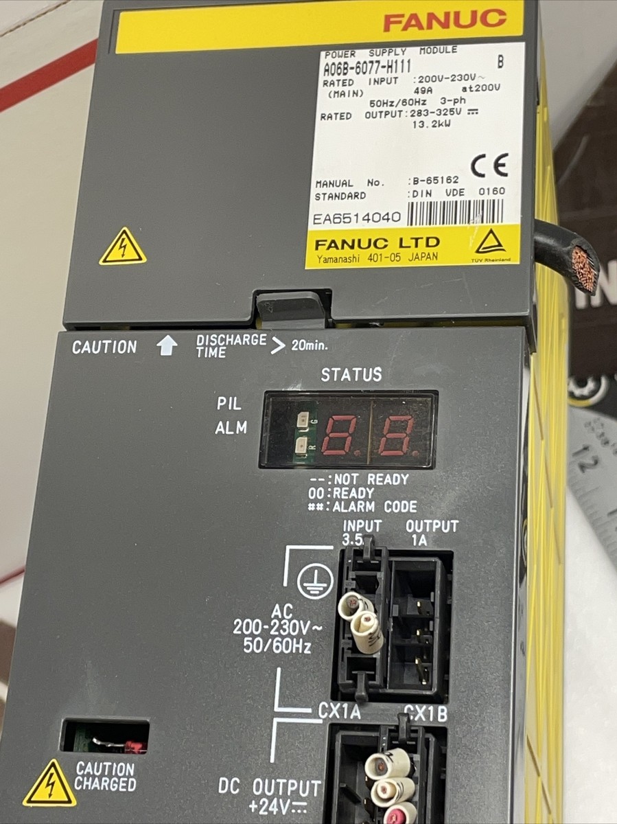 FANUC A06B-6077-H111 PSU_13.2kw_MULTIPLE IN STOCK_WARRANTY_* FANUC A06B-6077-H111 PSU_13.2kw_MULTIPLE IN STOCK_WARRANTY_*