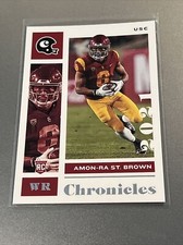 2021 Chronicles Draft Picks Amon-Ra St. Brown Rookie NM