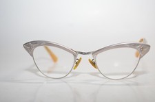 Vintage American Optical 22 Browline Cateye Eyeglasses Frames 1/10 12K Gold Fill