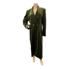 Vintage Eva Polini Women's Green Coat, 14.