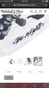 iverson georgetown jersey mitchell and ness