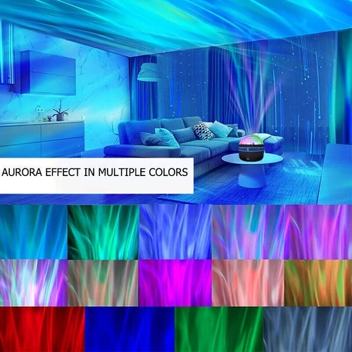 LED Northern Lights Galaxy Projection Lamp Aurora Star Projector Night Light - Picture 11 of 12