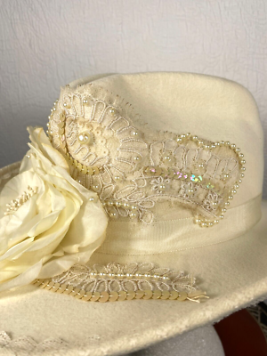 Vintage Sonni Of San Francisco Embellished Wool Hat Vintage sonni san francisco - Gem main image 2