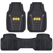 Armored Batman Heavy Duty Rubber Floor Mats Rear Runner For Car Suvs Van Truck