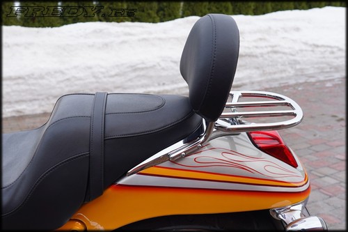 2006 Harley-Davidson VRSCSE2 Screamin Eagle CVO V-Rod Used Chrome Backrest set - Picture 2 of 11