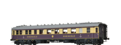 Brawa H0 46437 - Rheingold Schnellzugwagen SB4ük der DRG, AC EXTRA  Neuware