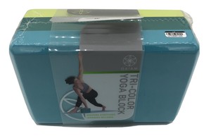 gaiam tri color yoga block