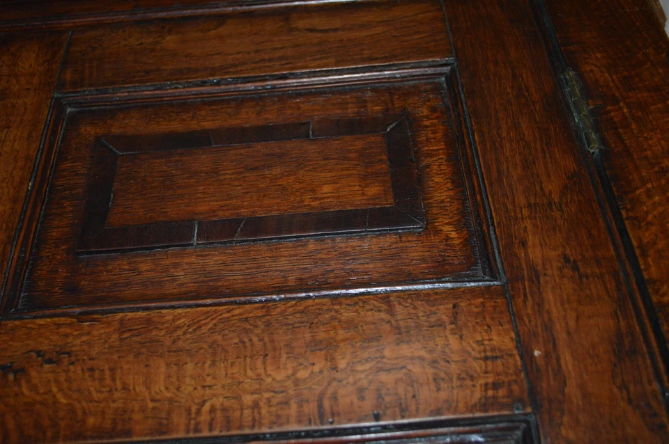 Corner cupboard C. 1770 English Oak - Image 3 of 4